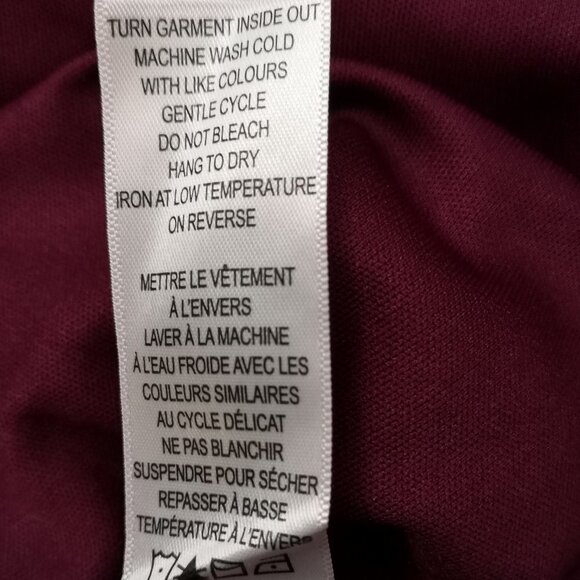 Ricki's Sleeveless V-neck Size 4 Burgundy Ladies Dress - Picture 5 of 6